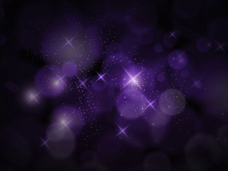 Abstract purple elegant blurred bokeh effect dark background 