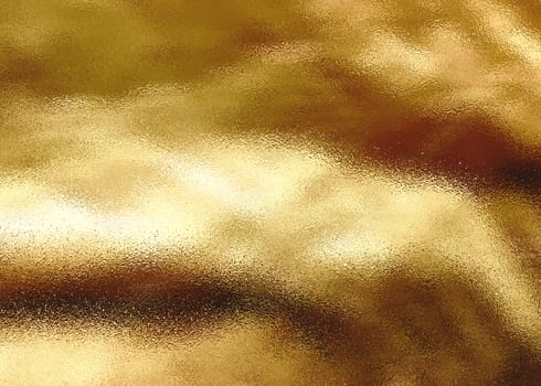 The golden shiny abstract metallic textured background