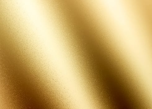 The golden shiny abstract metallic textured background