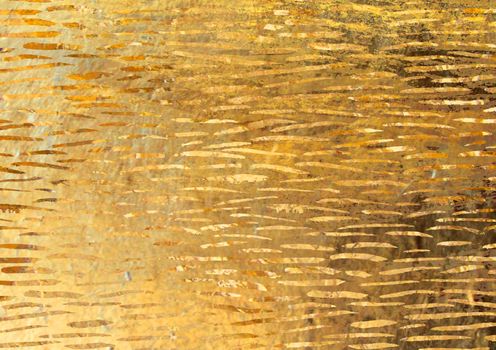 The golden texture with unique pattern background