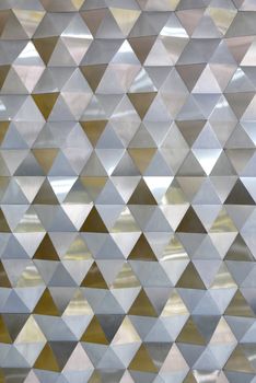 Vertical restaurant wall background with the
 triangle pattern