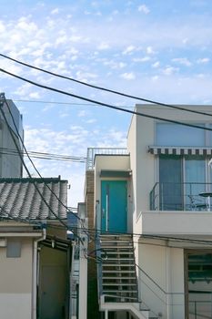 Japanese Houses in residential area Tokyo Japan