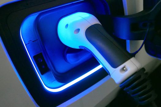 electric car charger and socket with glow light