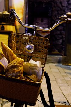 Bicycle and Bread for outdoor decoration in Stanley Hong Kong