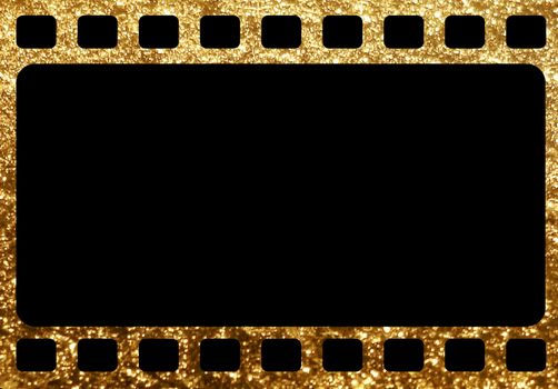 The horizontal blank tranitional retro film frame template background