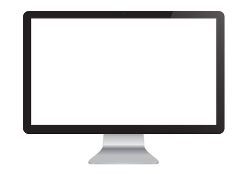 Isolated LED Cinema Display computer monitor mockup