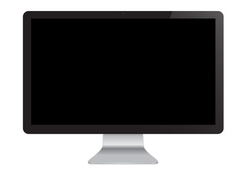 Isolated LED Cinema Display computer monitor mockup