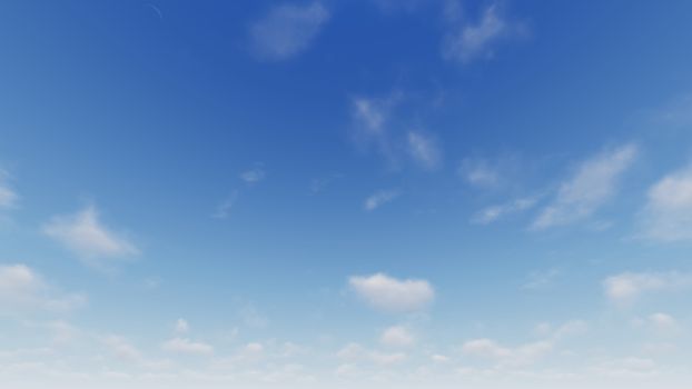 Cloudy blue sky abstract background, blue sky background with tiny clouds, 3d rendering

