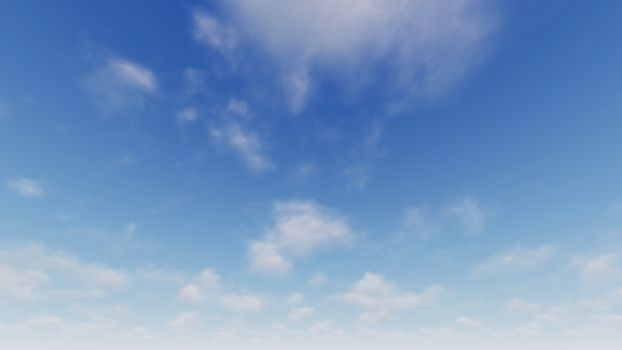 Cloudy blue sky abstract background, blue sky background with tiny clouds, 3d rendering

