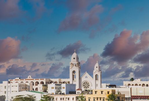 A church on a hill in San Juan, Puerto Rico