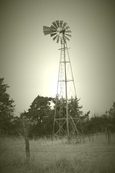 Old-time Windmill