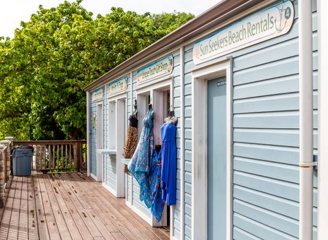 Souvenir Shops in St Thomas at Coki Point Beach