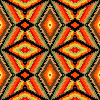 Colorful kaleidoscope pattern