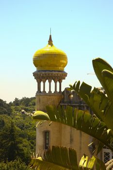 View of Palace da Pena - Sintra, Lisbon, Portugal - European travel