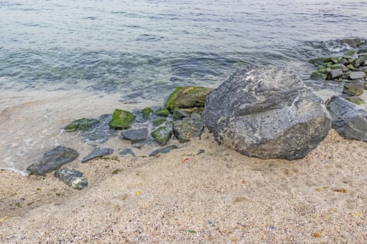 relaxing sea view in nature for background and wallpaper