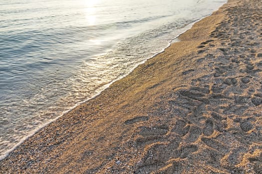 relaxing sea view in nature for background and wallpaper