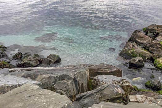 relaxing sea view in nature for background and wallpaper