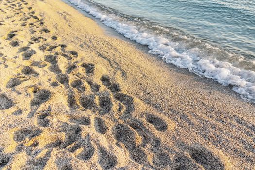 relaxing sea view in nature for background and wallpaper