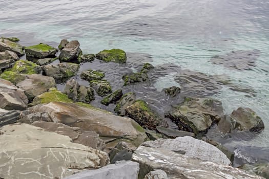 relaxing sea view in nature for background and wallpaper