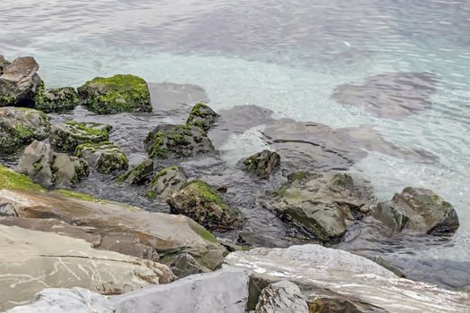 relaxing sea view in nature for background and wallpaper
