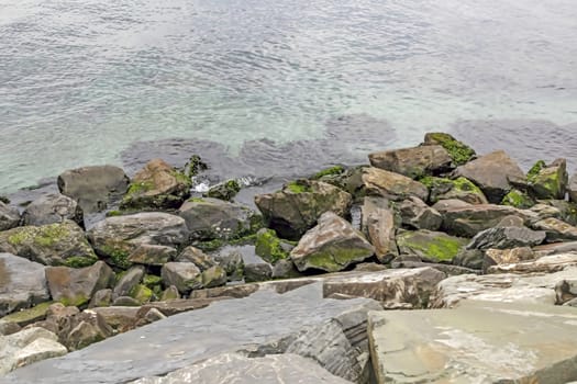 relaxing sea view in nature for background and wallpaper