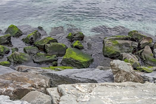 relaxing sea view in nature for background and wallpaper