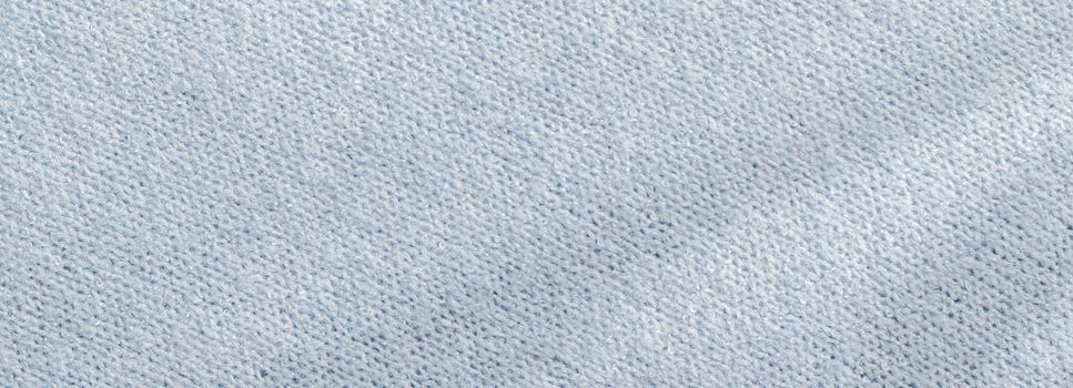 Premium blue fabric texture, decorative textile as background for interior design, close-up