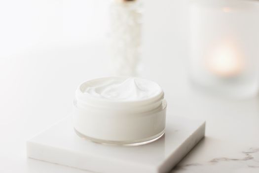 Face cream moisturizer in a jar, luxury skincare cosmetics and anti-aging product for healthy skin and beauty routine