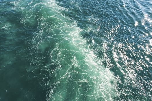 wavy sea view in nature for background and wallpaper