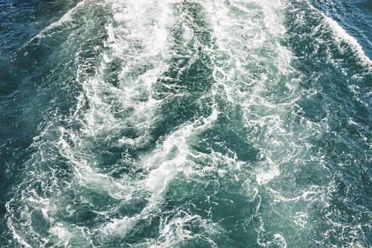 wavy sea view in nature for background and wallpaper