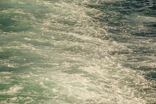 wavy sea view in nature for background and wallpaper