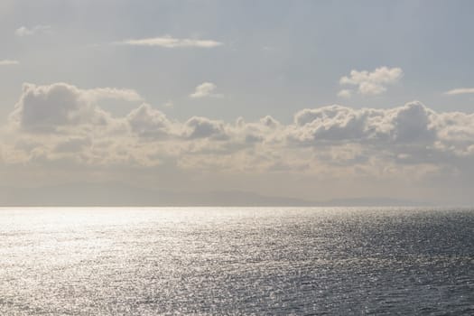 wavy sea view in nature for background and wallpaper