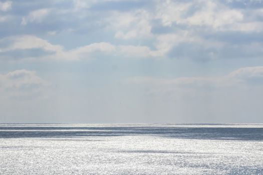 wavy sea view in nature for background and wallpaper