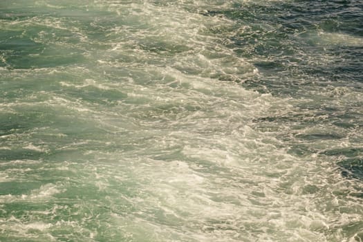 wavy sea view in nature for background and wallpaper