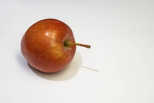 close up ready to eat apple fruit on background