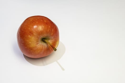 close up ready to eat apple fruit on background