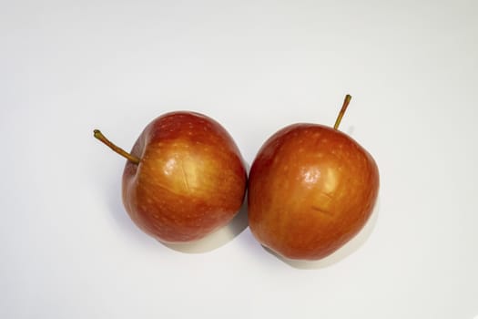 close up ready to eat apple fruit on background