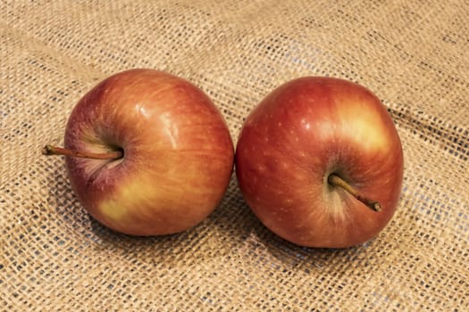 close up ready to eat apple fruit on background