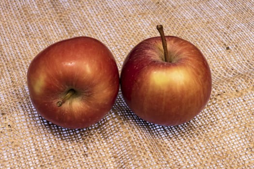 close up ready to eat apple fruit on background