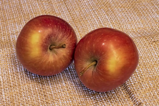 close up ready to eat apple fruit on background