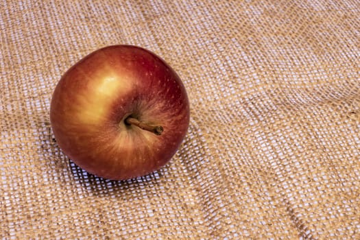 close up ready to eat apple fruit on background