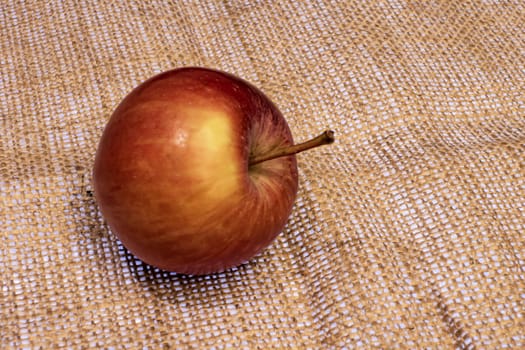 close up ready to eat apple fruit on background