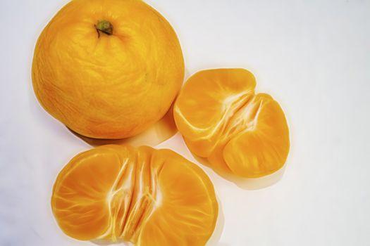 mandarin fruits with vitamin c in winter season