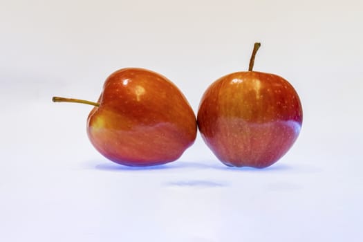 close up ready to eat apple fruit on background