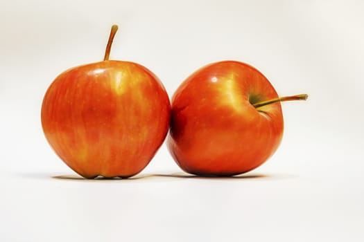 close up ready to eat apple fruit on background