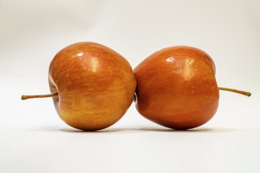 close up ready to eat apple fruit on background