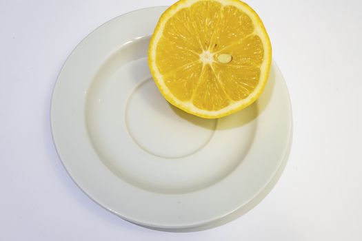 lemon fruit with high nutritional and vitamin value