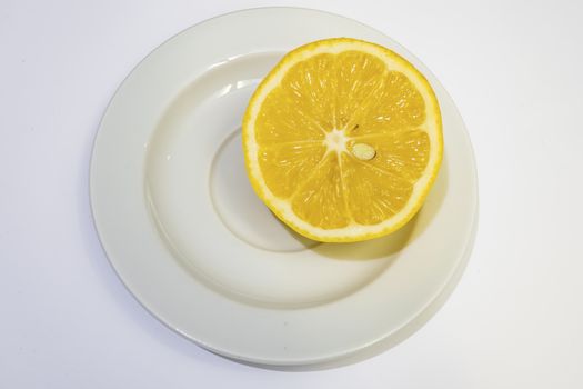 lemon fruit with high nutritional and vitamin value