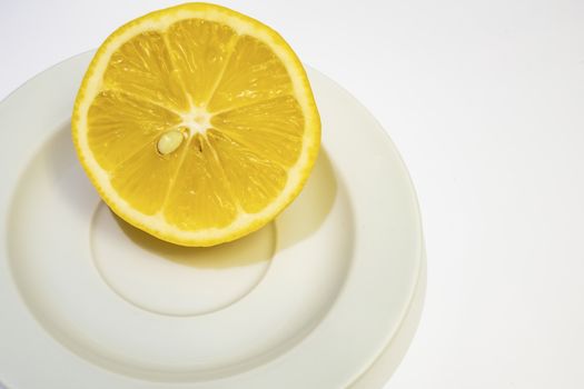 lemon fruit with high nutritional and vitamin value