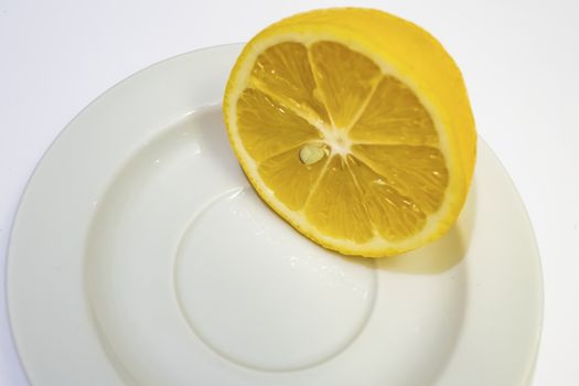 lemon fruit with high nutritional and vitamin value